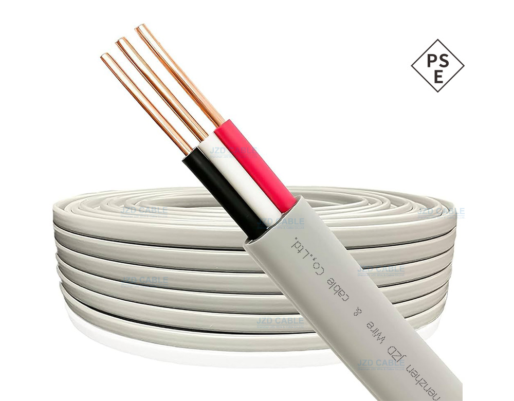 建圳達日本 VVF系列扁平電力電纜，住宅及建筑物屋內配電用電線